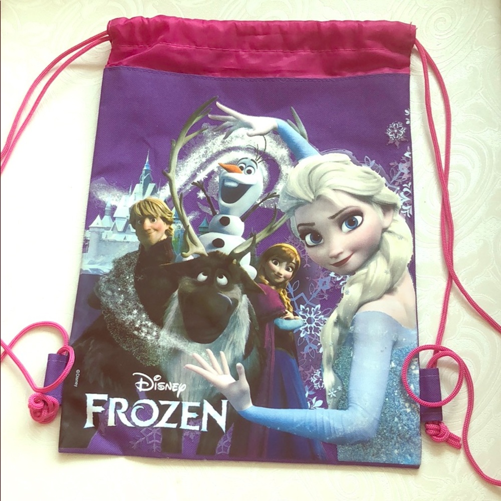 Frozen Drawstring Bag